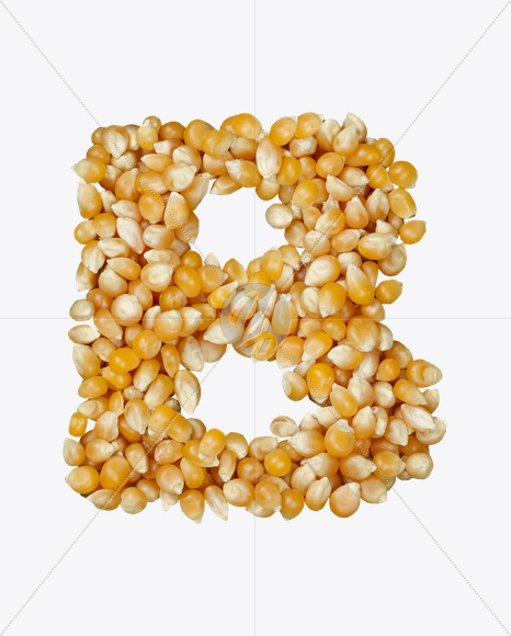 Download B From Corn Font On Yellow Images Creative Fonts Yellowimages Mockups