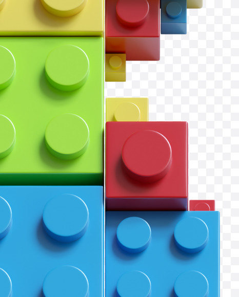 3 From Lego Bricks Font On Yellow Images Creative Fonts