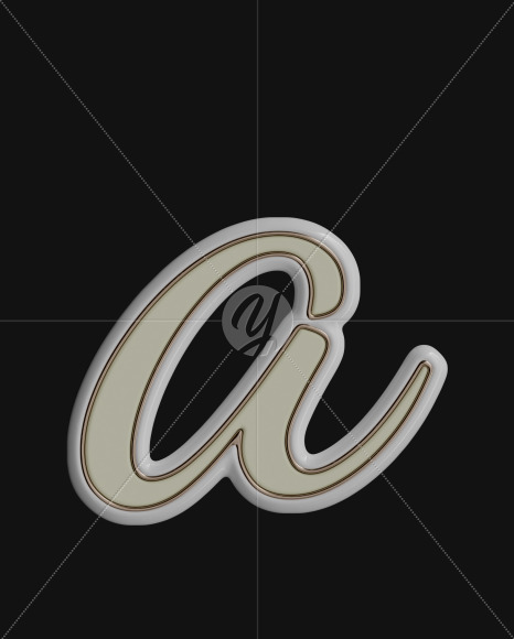a lowercase