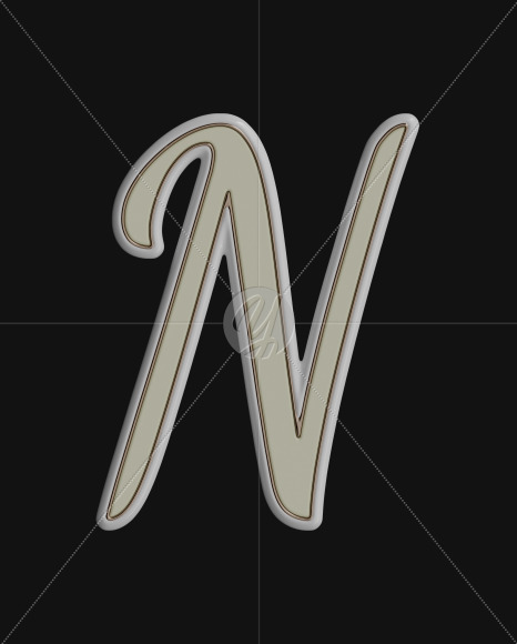 N uppercase