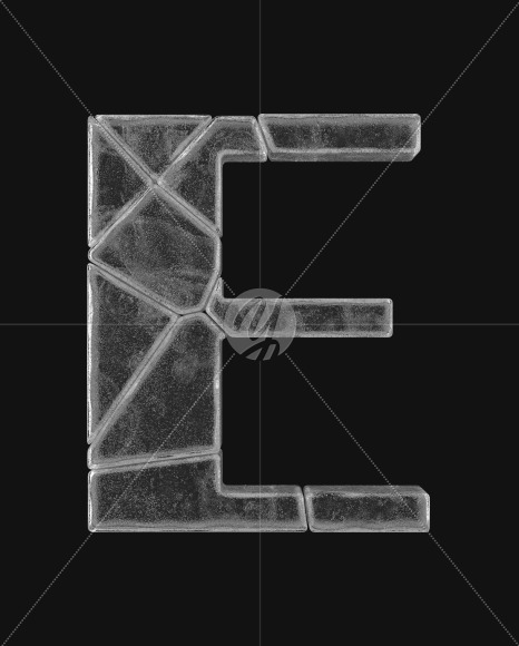 E uppercase