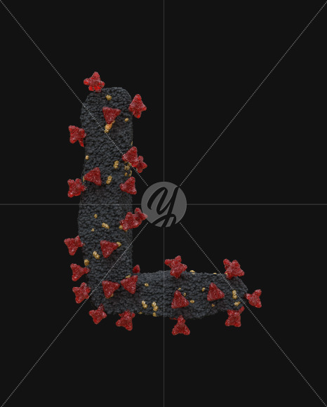 Corona Virus Typeface text L
