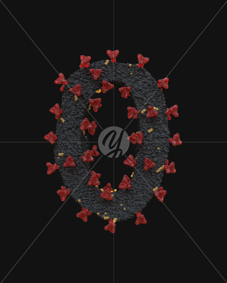Corona Virus Typeface text 0