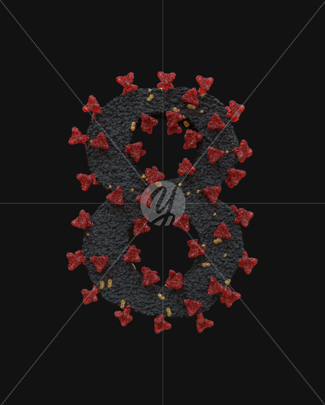 Corona Virus Typeface text 8