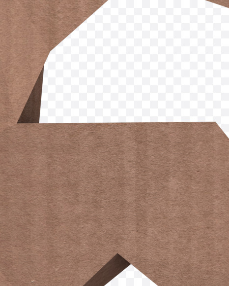 Low Polygon Cardboard text typeface 6