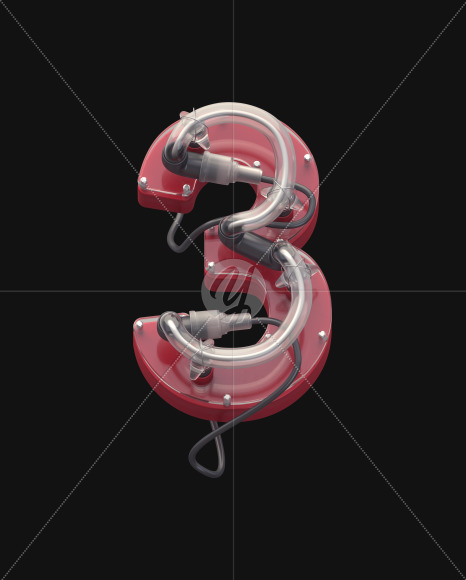 3 red
