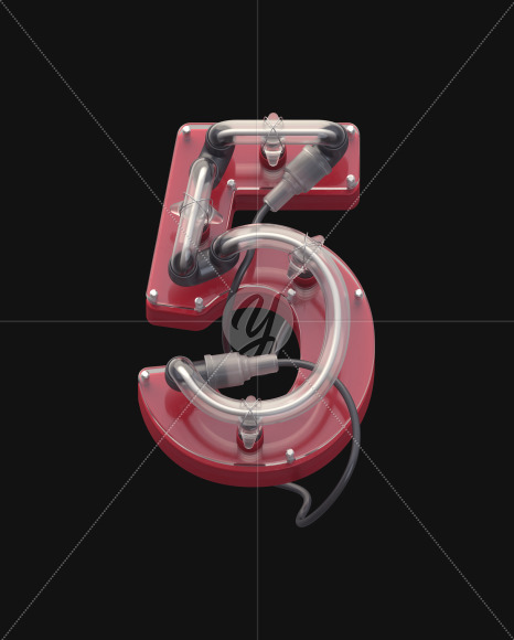 5 red