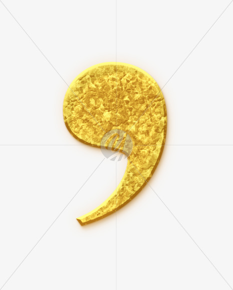 Comma_Golden-Font