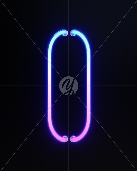 Neon digits