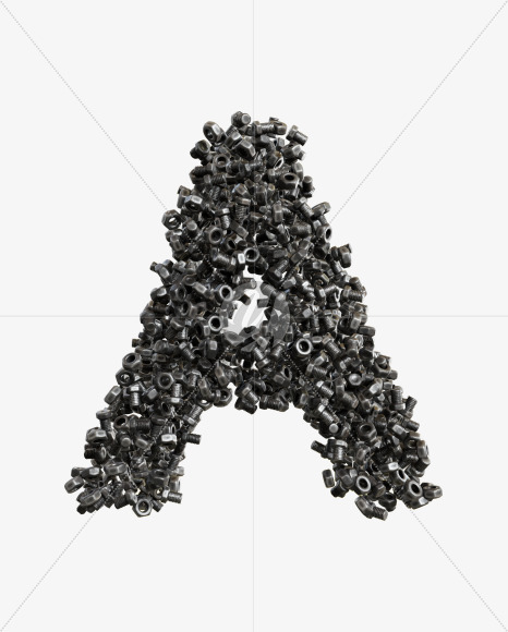 Bolts and nuts alphabet