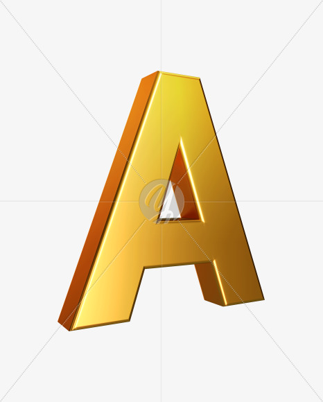 Golden font.