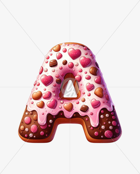 Valentine Donut Alphabet
