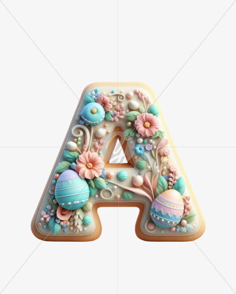 Easter Alphabet Letters