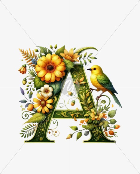 Spring Alphabet Letters
