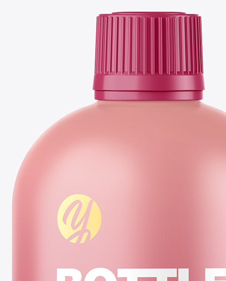Matte Bottle Mockup PSD #1