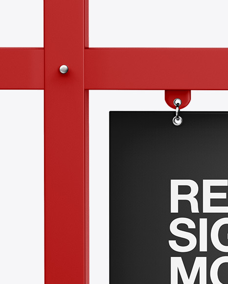 Matte Realtor Sign Mockup   Front View PSD #6