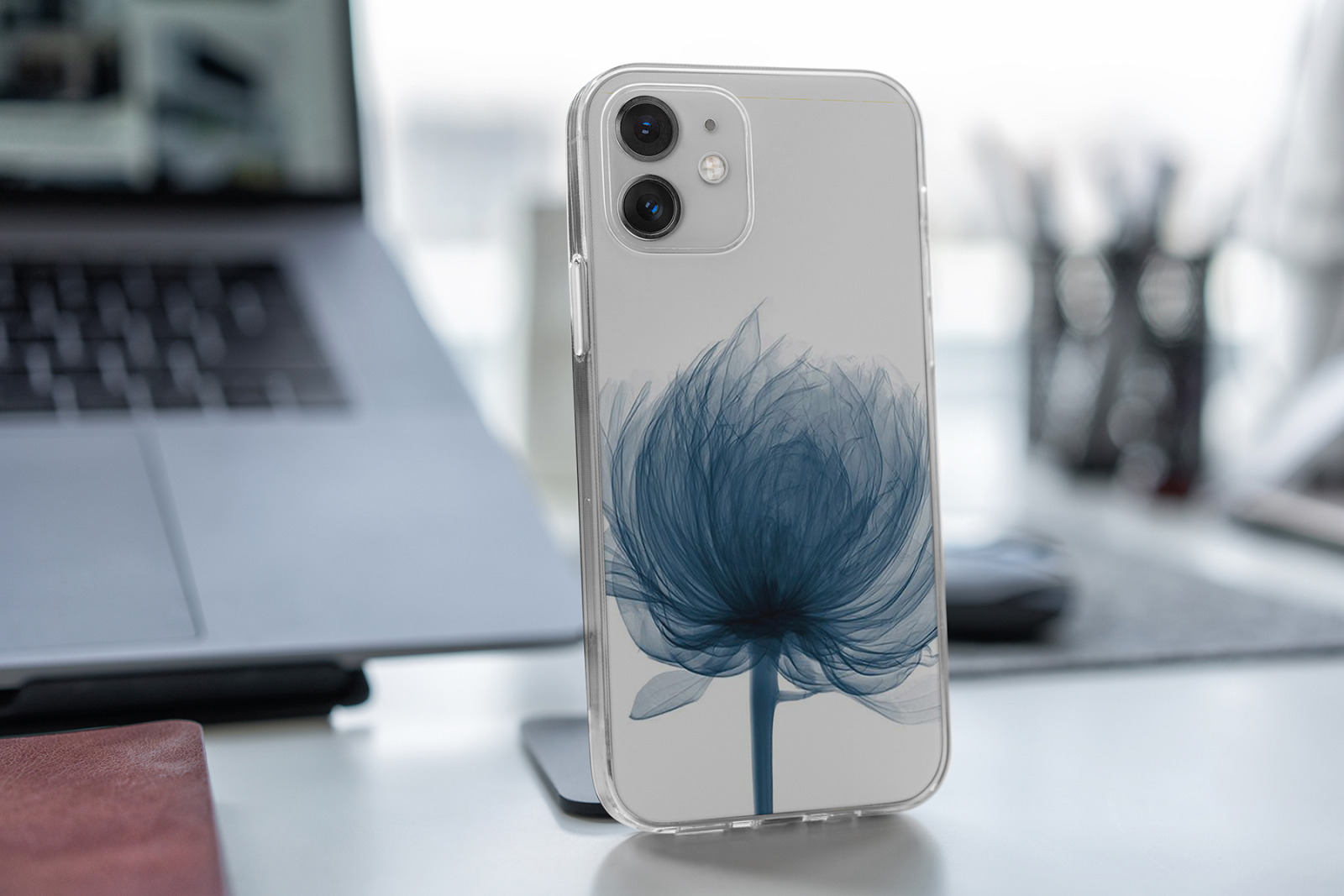 Download Iphone 12 Pro Clear Case Mockup In Device Mockups On Yellow Images Creative Store