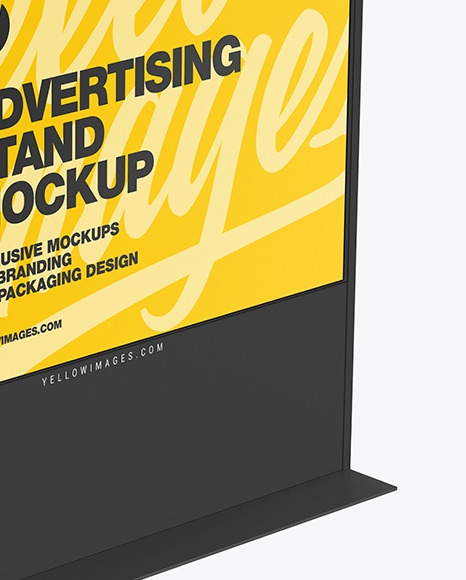 LED Display Stand Mockup PSD #2