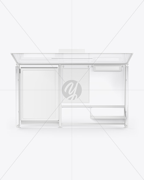 Bus Stop Mockup PSD #3