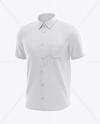 Download Men S Short Sleeve Shirt Mockup Half Side View In Apparel Mockups On Yellow Images Object Mockups