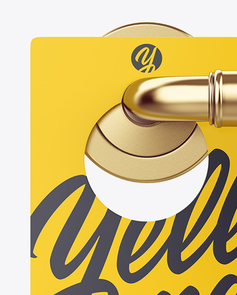 Door Hanger Mockup PSD #2