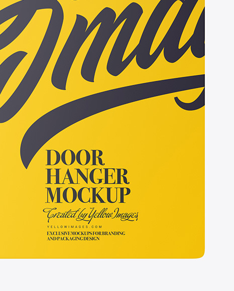 Door Hanger Mockup PSD #1