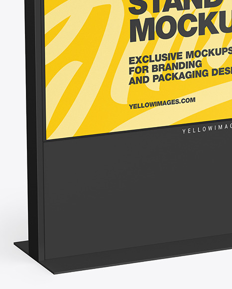 LED Display Stand Mockup PSD #2