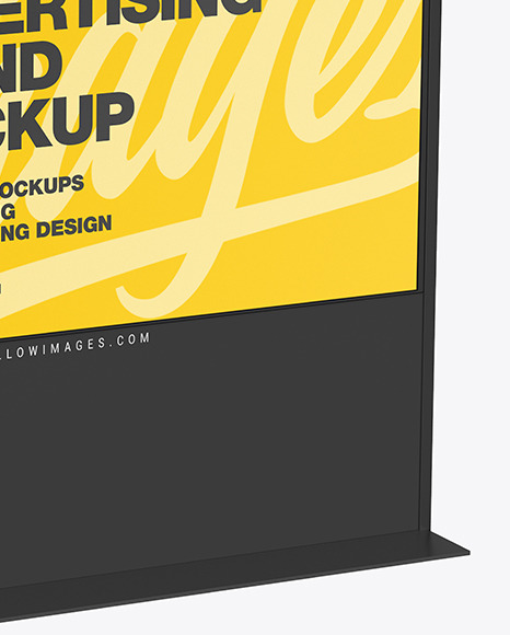 LED Display Stand Mockup PSD #1