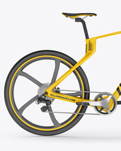 Download Carbon Electric Road Bike Mockup In Vehicle Mockups On Yellow Images Object Mockups