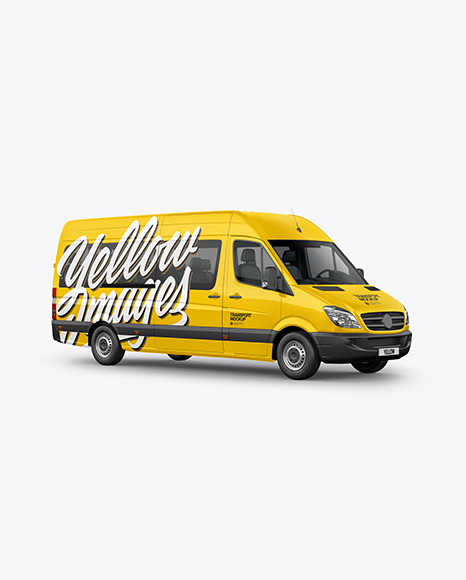 Van Mockup   Half Side View PSD #7