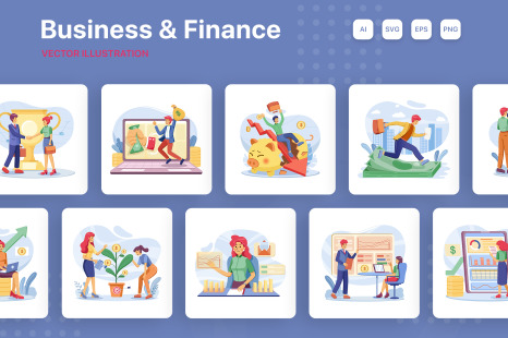 M185_Business &amp; Finance Illustrations