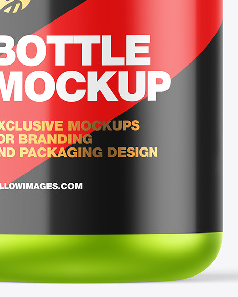 Matte Metallic Bottle Mockup PSD #6