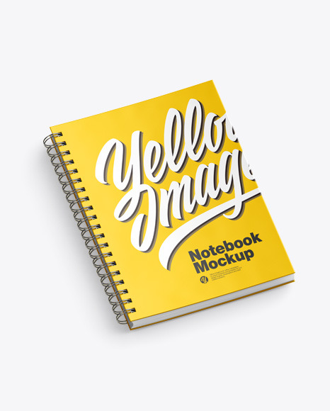 Matte Notebook Mockup PSD #2