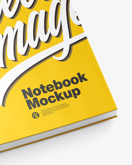 Matte Notebook Mockup PSD #4