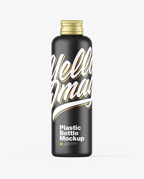 Matte Bottle Mockup PSD #2