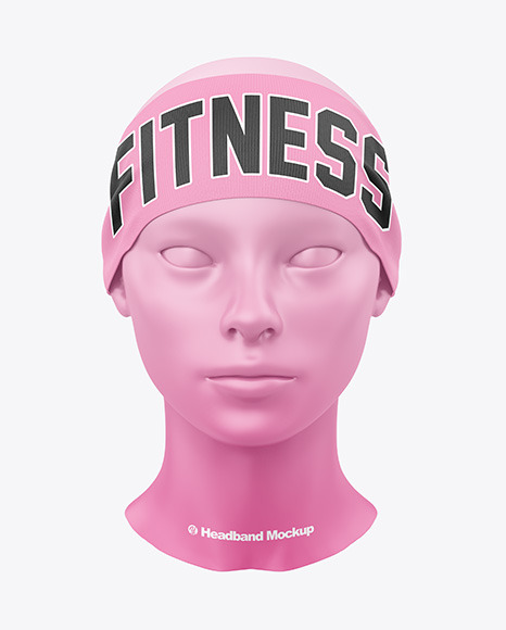 Download Headband Mockup Front View In Apparel Mockups On Yellow Images Object Mockups