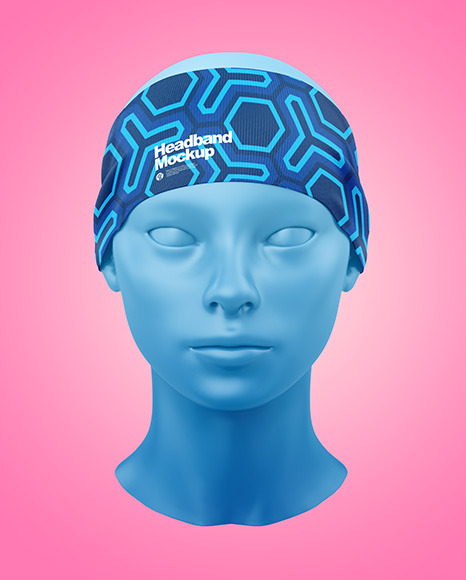 Download Headband Mockup Front View In Apparel Mockups On Yellow Images Object Mockups