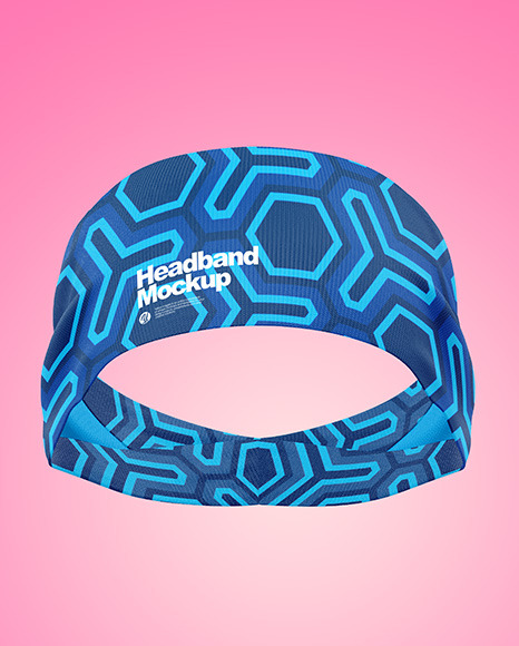 Download Headband Mockup Front View In Apparel Mockups On Yellow Images Object Mockups