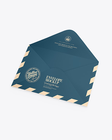 Matte Envelope Mockup PSD #2