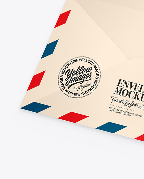 Matte Envelope Mockup PSD #6