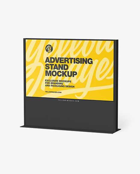 LED Display Stand Mockup