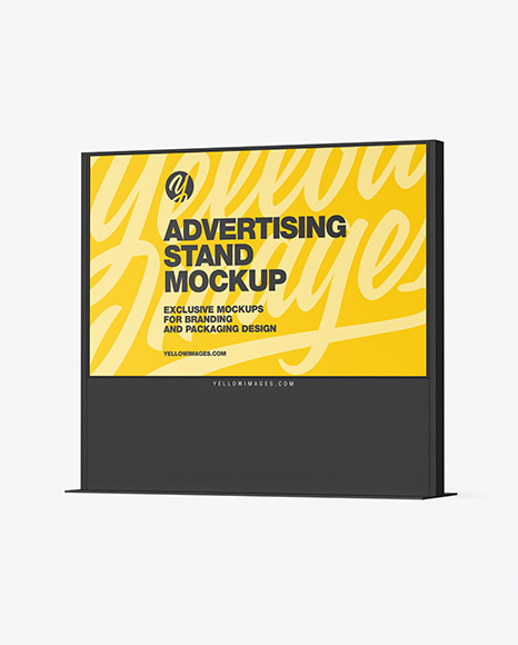 LED Display Stand Mockup PSD #4