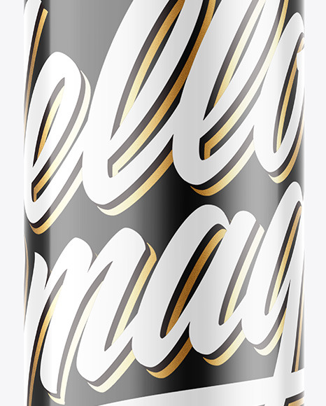 Glossy Spray Bottle Mockup PSD #7