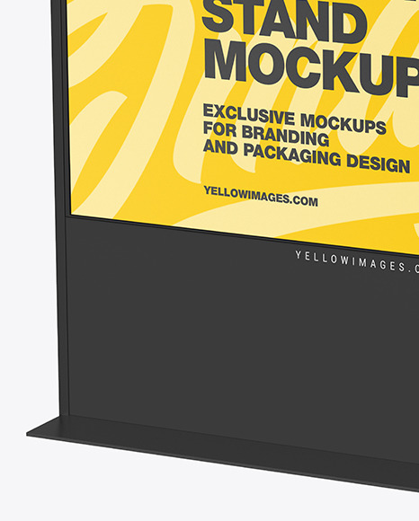 LED Display Stand Mockup PSD #2