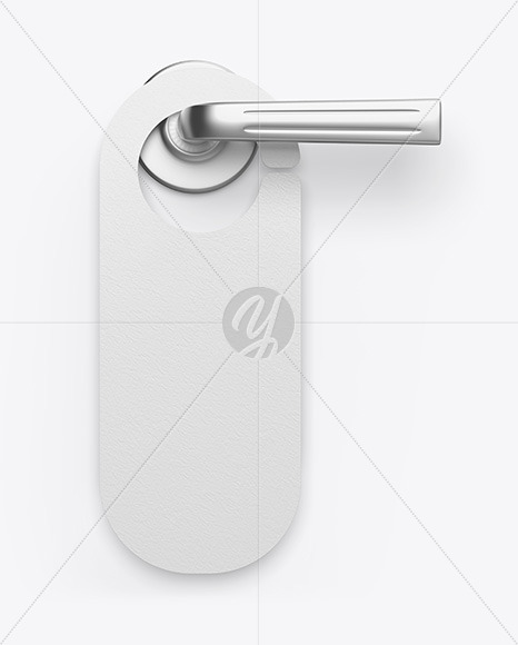 Door Hanger Mockup PSD #3
