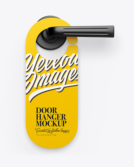 Door Hanger Mockup PSD #2