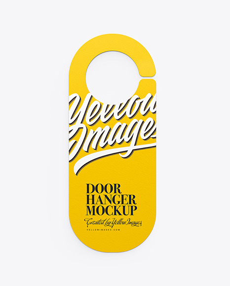 Door Hanger Mockup PSD #1