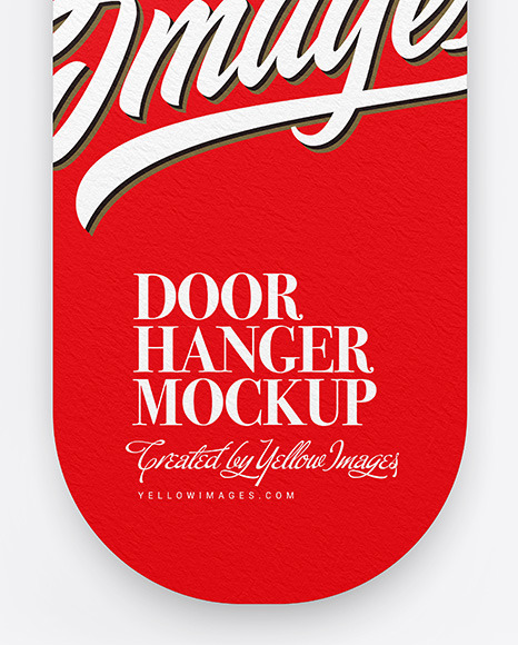 Door Hanger Mockup PSD #5