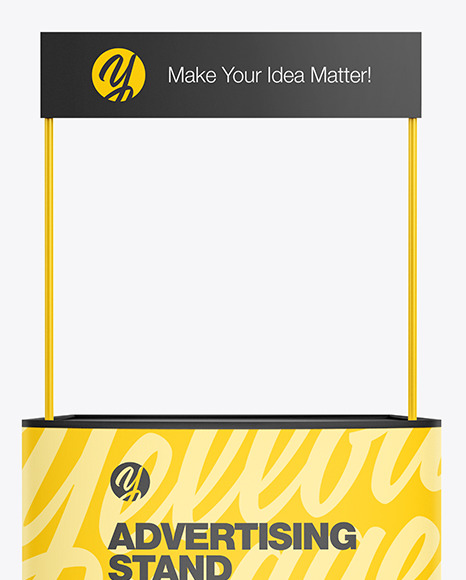 Advertising Stand Mockup PSD #2