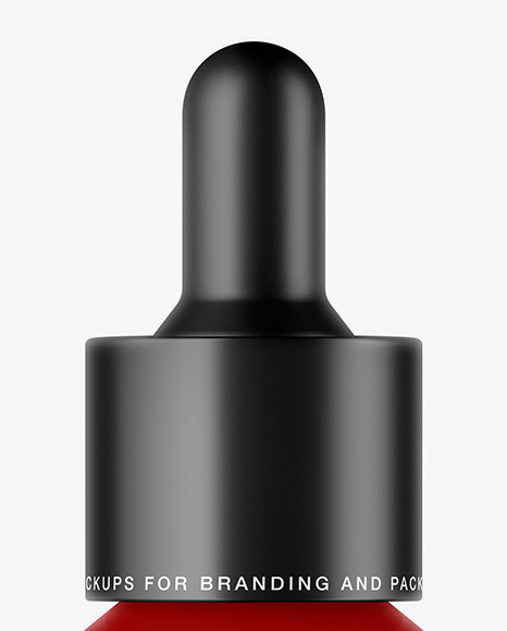 Glossy Dropper Bottle Mockup PSD #2